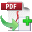 PDF to X icon