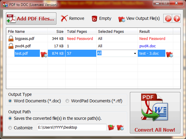Windows 8 PDF to DOC full