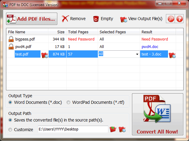 PDF to DOC 16.1 full Windows 7 PDF to DOC 16.1 full